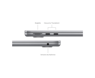 Apple MacBook Air M3/16GB/512/Mac OS Gwiezdna szarość 10R 36msc - 1228242 - zdjęcie 7